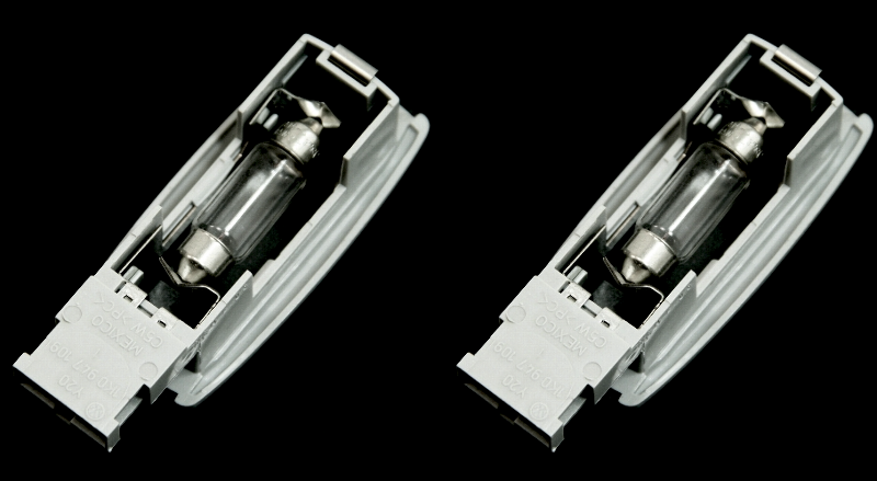 Sunvisor Sun Visor Light Lamps 05-21 VW Jetta Golf Eos GTI MK5 Mk6 1K0 947 109