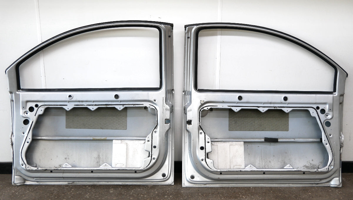 LH & RH Door Shells Skins 98-10 VW Beetle Coupe - LG9R Silver Arrow - Genuine