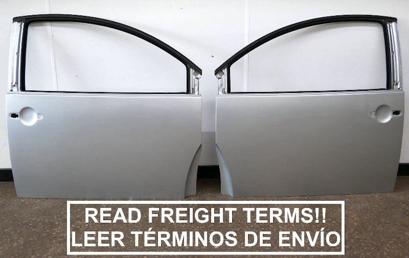 LH & RH Door Shells Skins 98-10 VW Beetle Coupe - LG9R Silver Arrow - Genuine