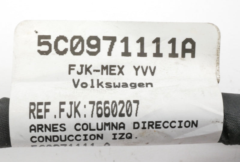 Power Steering Motor Wiring Harness 13-16 VW Jetta Hybrid MK6 - 5C0 971 111 A