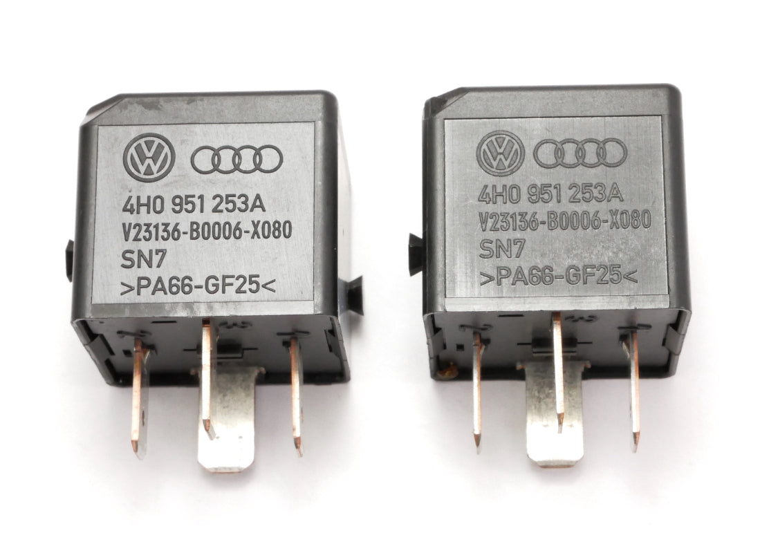 2x Relay # 645 VW Audi Passat Jetta Golf A4 A6 - Genuine - 4H0 951 253 A