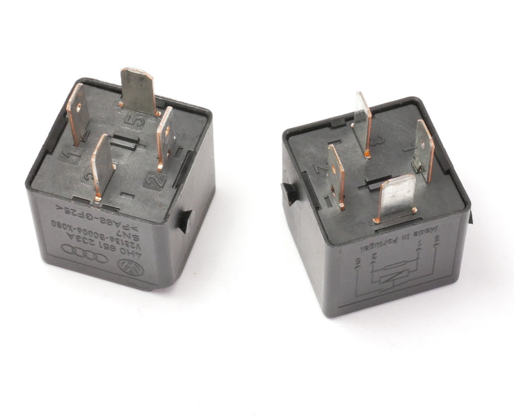 2x Relay # 645 VW Audi Passat Jetta Golf A4 A6 - Genuine - 4H0 951 253 A
