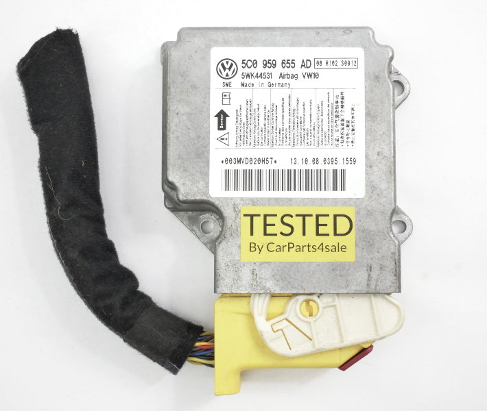 Airbag Computer Control Module & PIgtail VW Jetta MK6 - Genuine - 5C0 959 655 AD