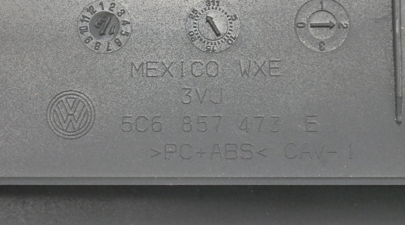 Dash Defrost Defog Center Upper Vent 11-18 VW Jetta MK6 Genuine - 5C6 857 473 E