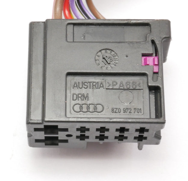 Fuel Pump Module Wiring Plug Pigtail 13-16 VW Jetta Hybrid MK6 - 8Z0 972 701