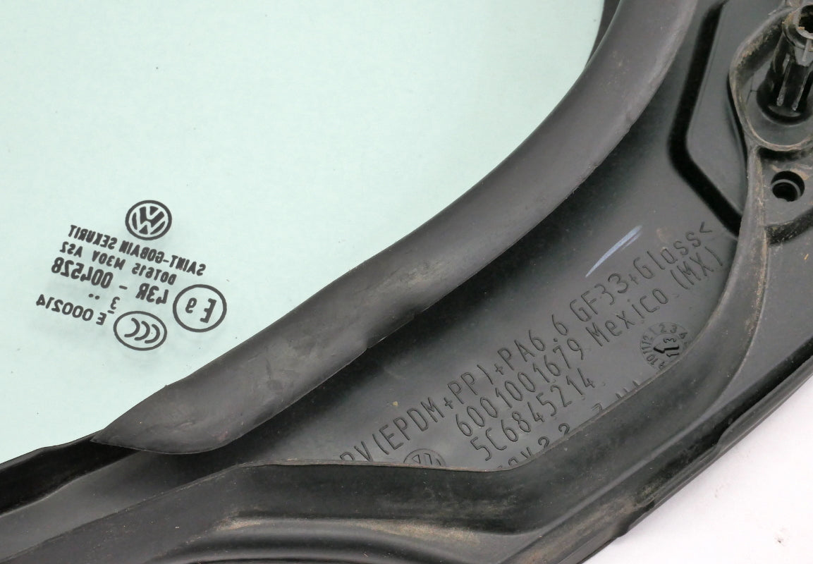 RH Rear Quarter Window Exterior Door Glass 11-18 VW Jetta Sedan MK6 5C6 845 214