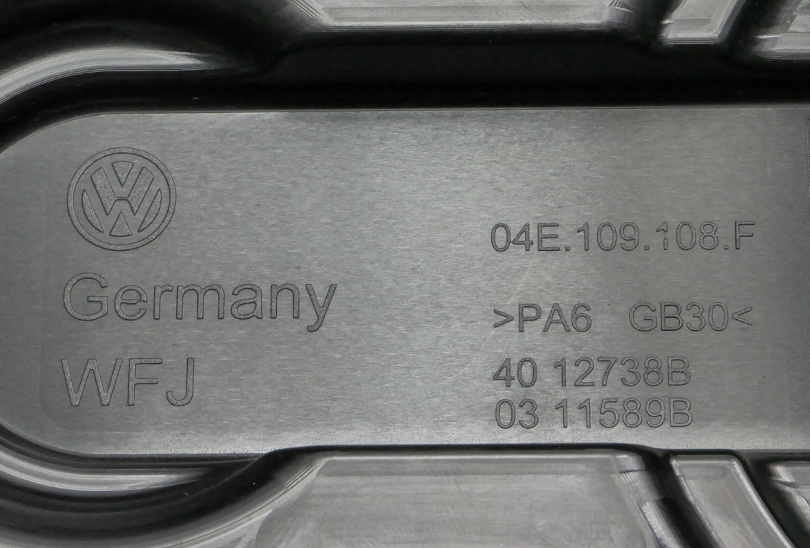 Upper Timing Belt Cover 13-16 VW Jetta Hybrid MK6 - Genuine - 04E 109 108 F