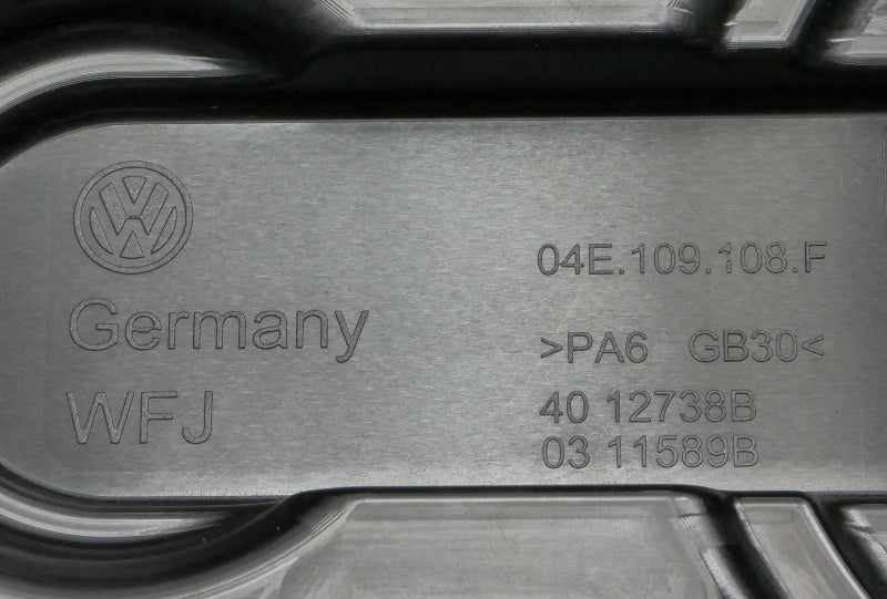 Upper Timing Belt Cover 13-16 VW Jetta Hybrid MK6 - Genuine - 04E 109 108 F