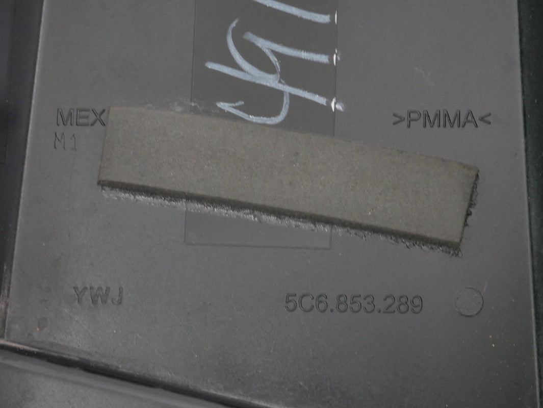 LH Exterior B Pillar Trim Between Doors 11-18 VW Jetta Sedan MK6 - 5C6 853 289 -