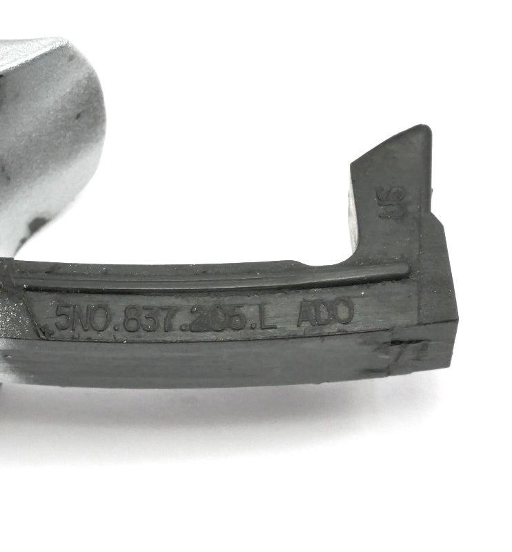 Front Exterior Kessy Door Handle 11-18 VW Jetta MK6 Sedan LA7W Silver 5N0 837 205 L