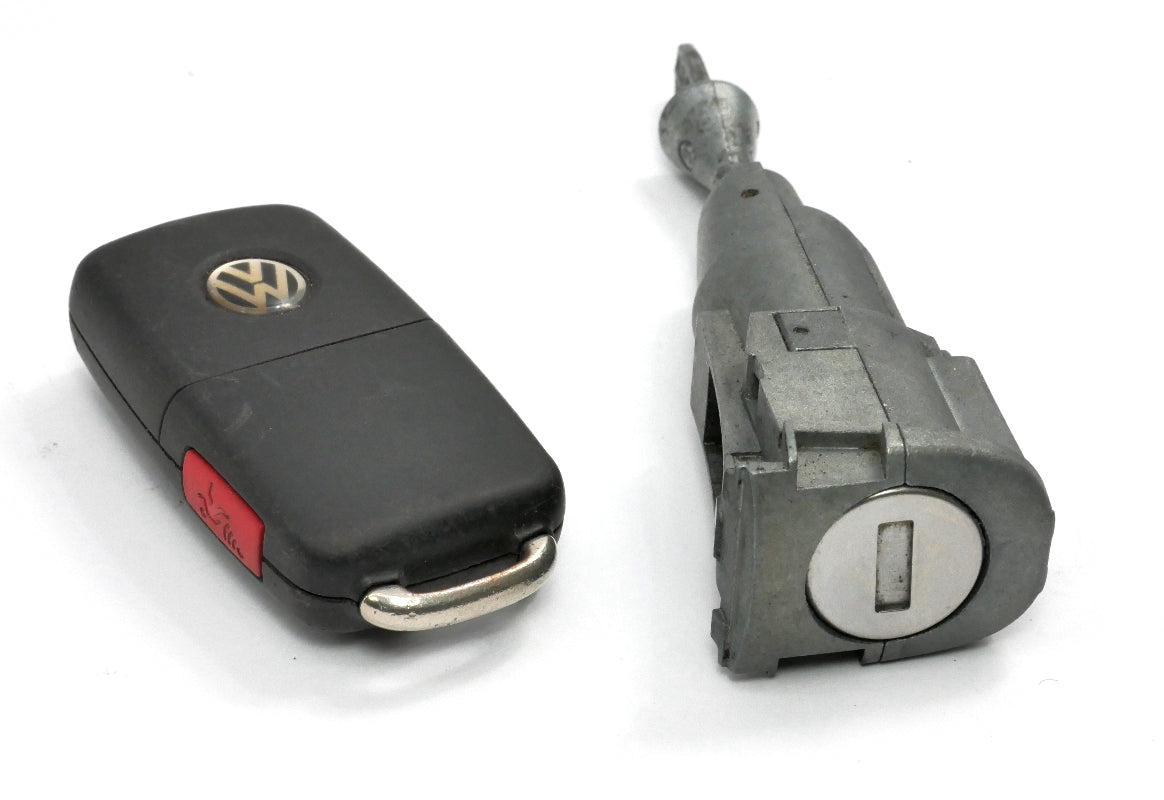 11-15 VW Jetta Sedan MK6 Kessy Key FOB Door Handle Lock Set Genuine 5C6 837 167