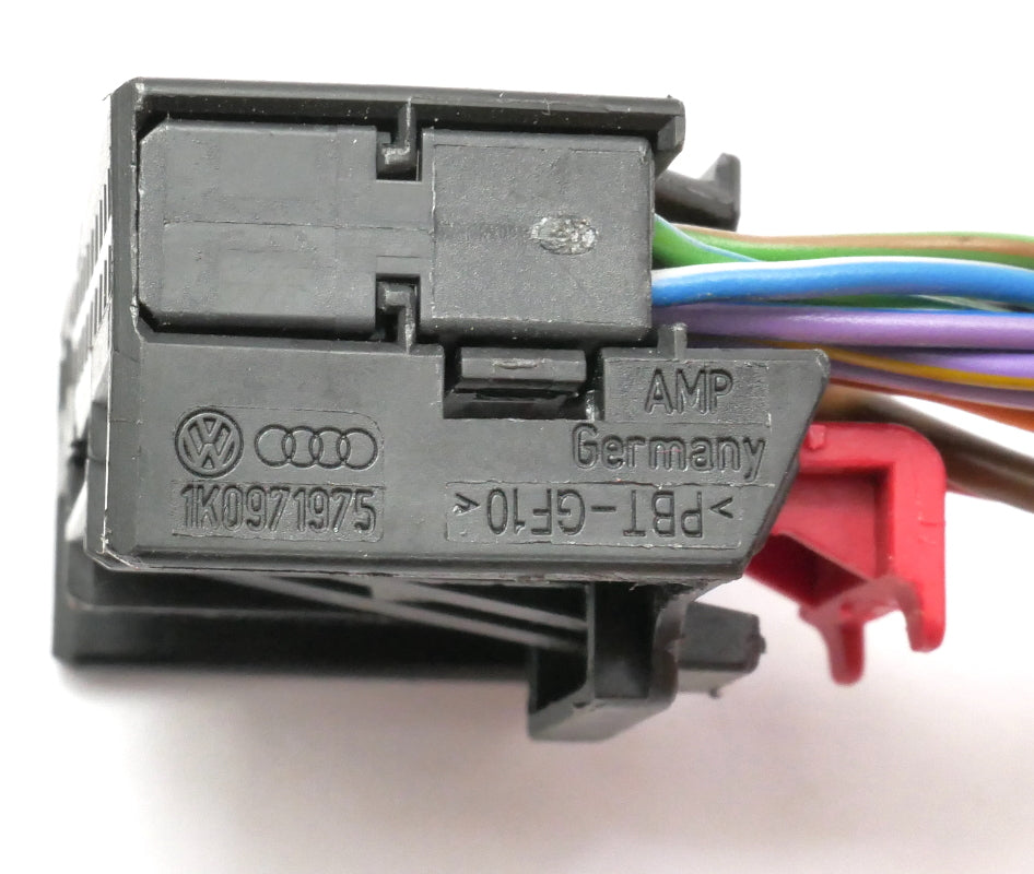 HVAC Climate Control Wiring Harness Pigtail Plugs 13-14 VW Jetta MK6 1K0 971 975