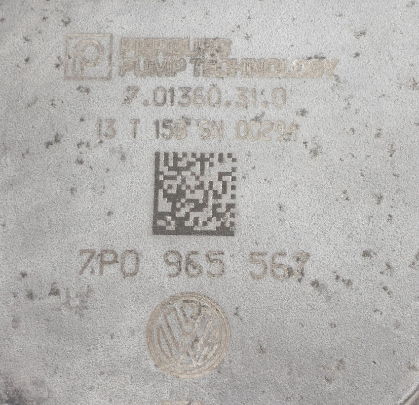 Electric Auxiliary Water Pump 13-16 VW Jetta 1.4T Hybrid - Genuine - 7P0 965 567