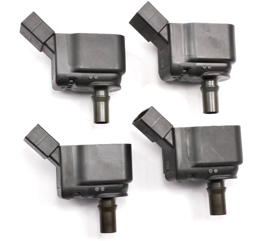 Ignition Coil Set 13-16 VW Jetta 1.4T Hybrid A3 Q3 Taos Genuine - 04E 905 110 B