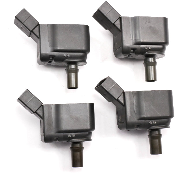 Ignition Coil Set 13-16 VW Jetta 1.4T Hybrid A3 Q3 Taos Genuine - 04E 905 110 B