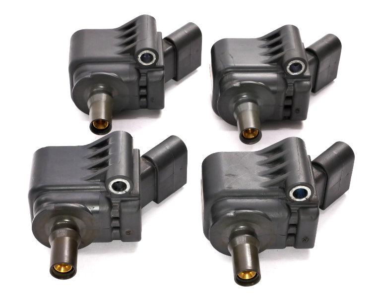 Ignition Coil Set 13-16 VW Jetta 1.4T Hybrid A3 Q3 Taos Genuine - 04E 905 110 B