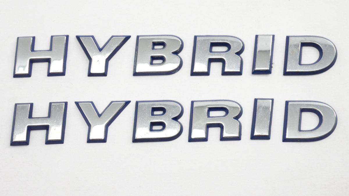 Hybrid Fender Emblem Badges 13-16 VW Jetta MK6 - Genuine