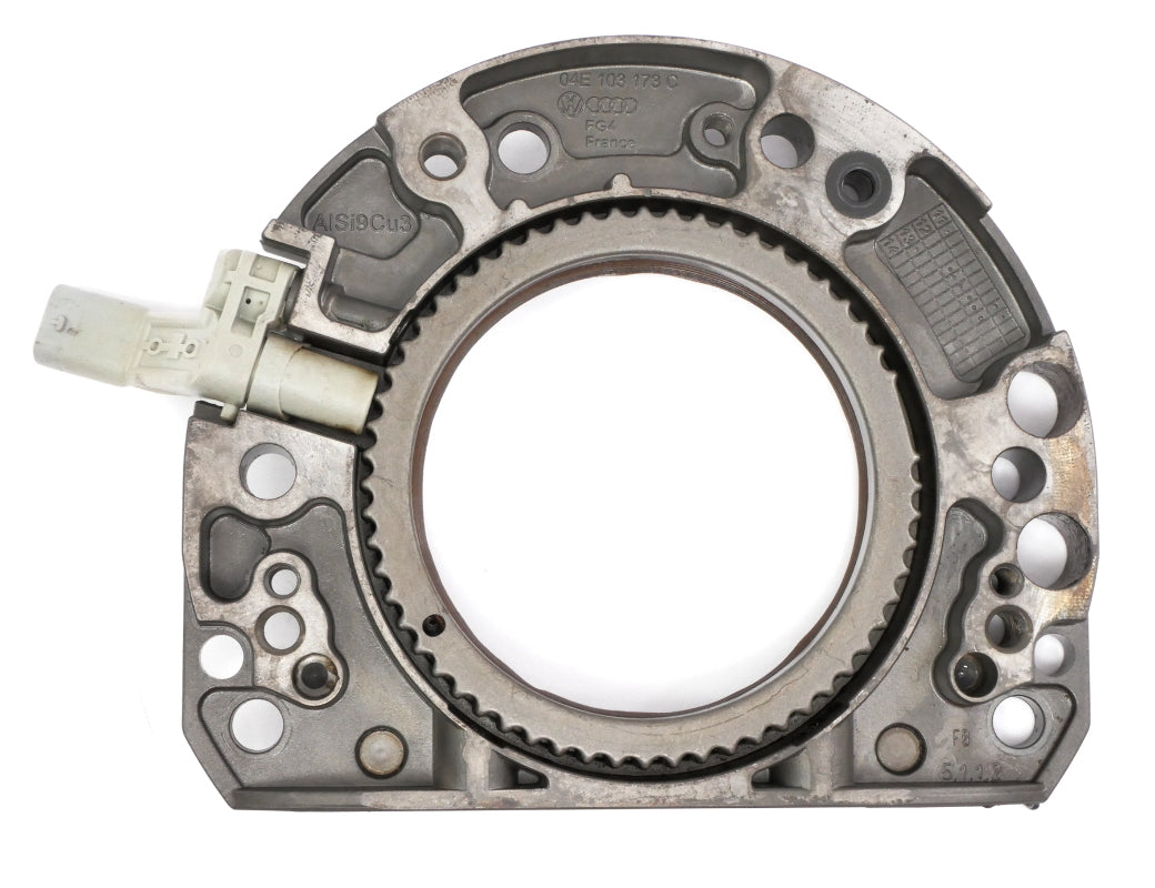 Rear Main Seal Flange 13-16 VW Jetta 1.4T Hybrid MK6 - Genuine - 04E 103 173 C