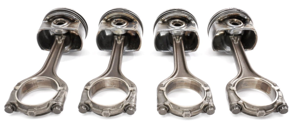 Engine Piston & Rod Set 13-16 VW Jetta 1.4T Hybrid MK6 Audi A3 Etron - Genuine