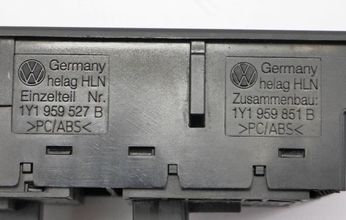 LH Master Window Switch 03-10 VW Beetle Convertible - Genuine - 1Y1 959 527 B