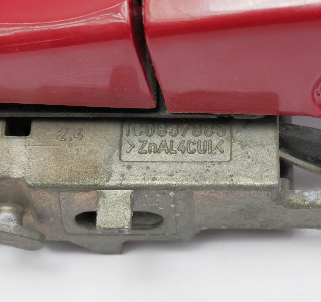 Front Exterior Door Handle 03-10 VW Beetle LA3H Salsa Red ~ Genuine 1C0 837 885