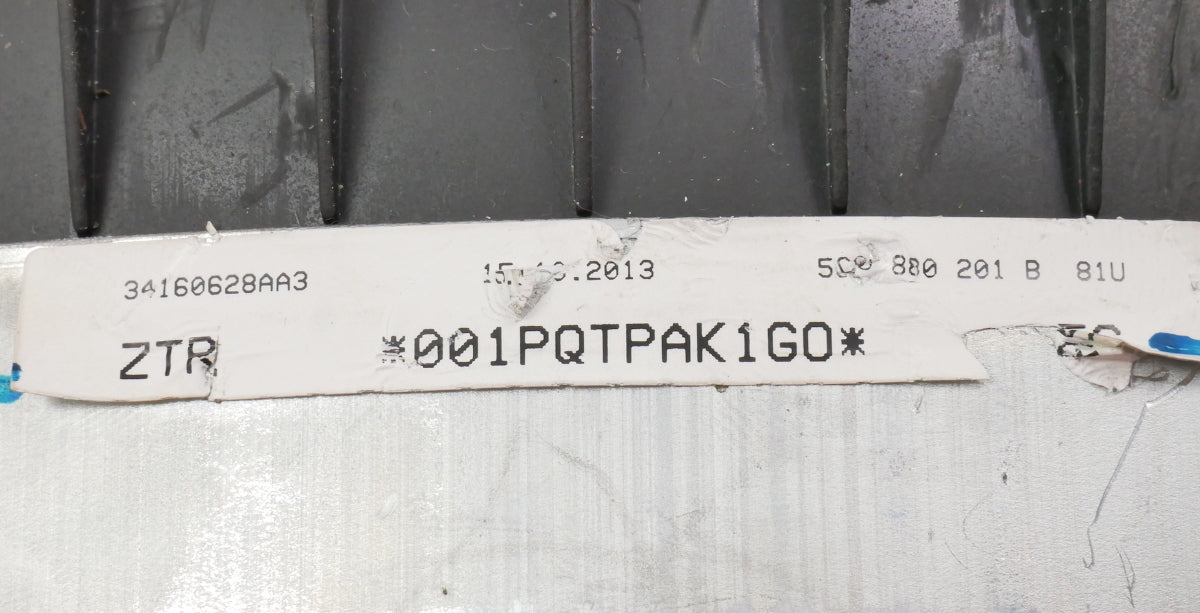 Steering Wheel  Airbag Air Bag 2013-2014 VW Jetta Sedan MK6 - 5C0 880 201 B 81U