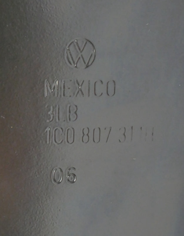 Front Bumper Reinforcement Bar Rebar & Mounts 98-10 VW Beetle - Genuine