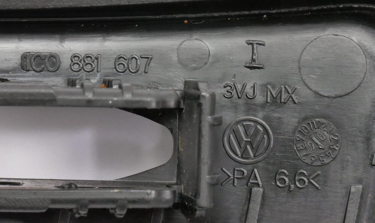 LH Front Seat Fold Forward Handle Lever Knob Trim 04-10 VW Beetle -1C0 881 607