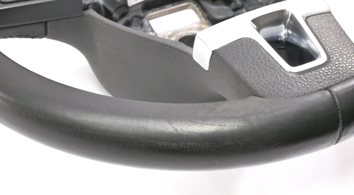 Leather Steering Wheel 10-14 VW Golf GTI Jetta Sportwagen MK6 - 5C0 419 091 K