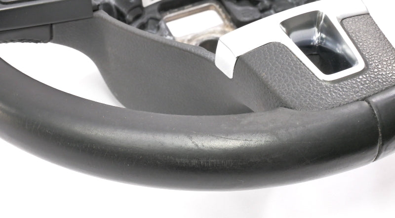 Leather Steering Wheel 10-14 VW Golf GTI Jetta Sportwagen MK6 - 5C0 419 091 K