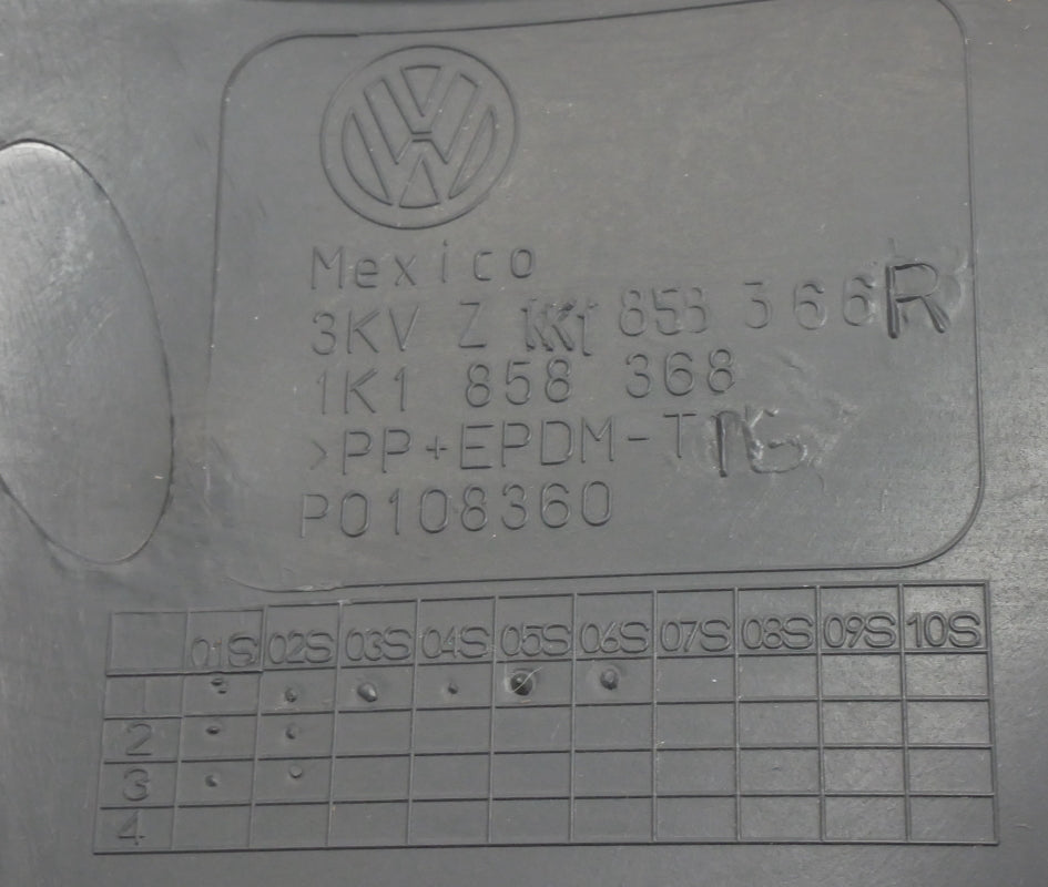 Lower Dash Knee Panel 05-14 VW Jetta Rabbit GTI MK5 MK6 Sportwagen Titan Black