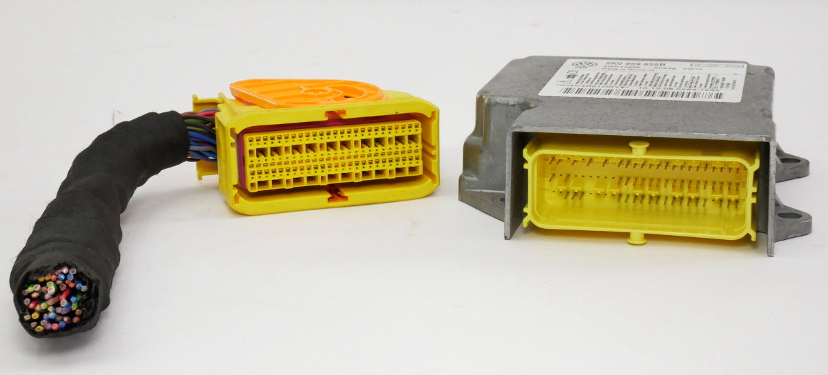 Airbag Control Module & Pigtail 2011 VW Jetta Sportwagen MK6 ~ 5K0 959 655 B