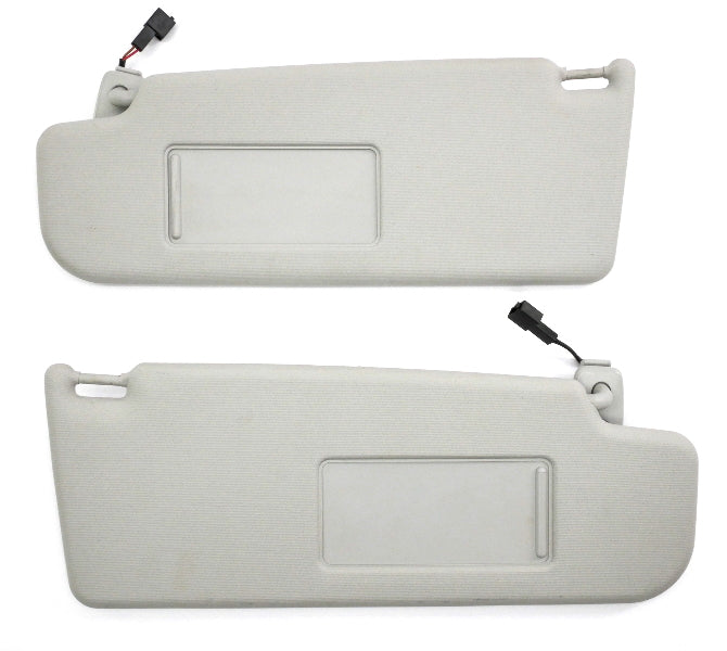 Sunvisor Sun Visor Set 05-14 VW Jetta Rabbit GTI Mk5 MK6 Sportwagen Pearl Grey