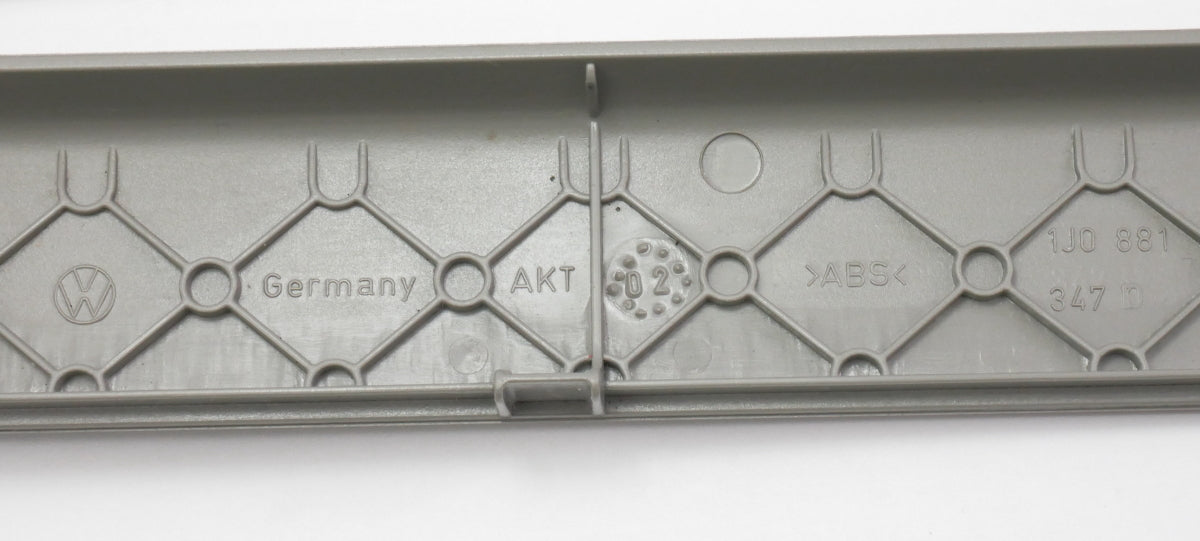 Seat Track Trim Covers 99-05 VW Jetta Golf MK4 Beetle Passat B5 Grey - Genuine