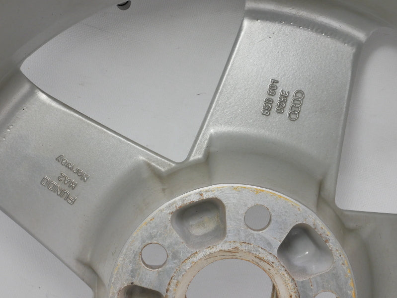 17" x 7.5" Fundo 5 Spoke Alloy Wheel & Tire 02-08 Audi A4 B6 B7 ~ 8E0 601 025 E