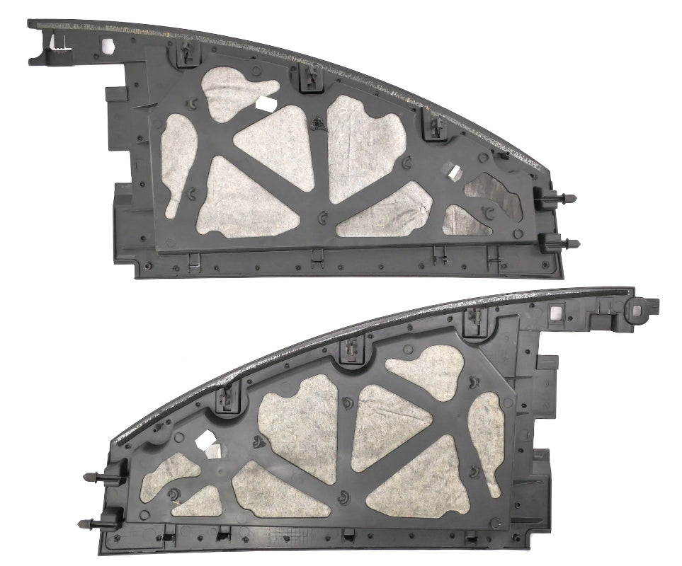 Upper Dash Panel Set 98-10 VW New Beetle Black Dashboard Panels - 1C1 815 401