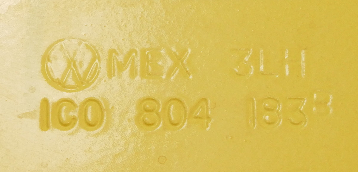 LH Frame Rail End Plate Body Horn 98-02 VW Beetle - Genuine - 1C0 802 535 B