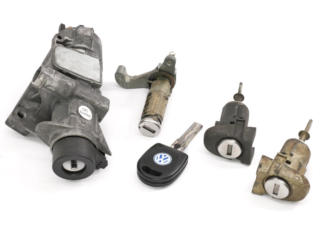 Ignition Lock Set Key Door Handle Trunk 98-05 VW Beetle Coupe ~ 4B0 905 851 B