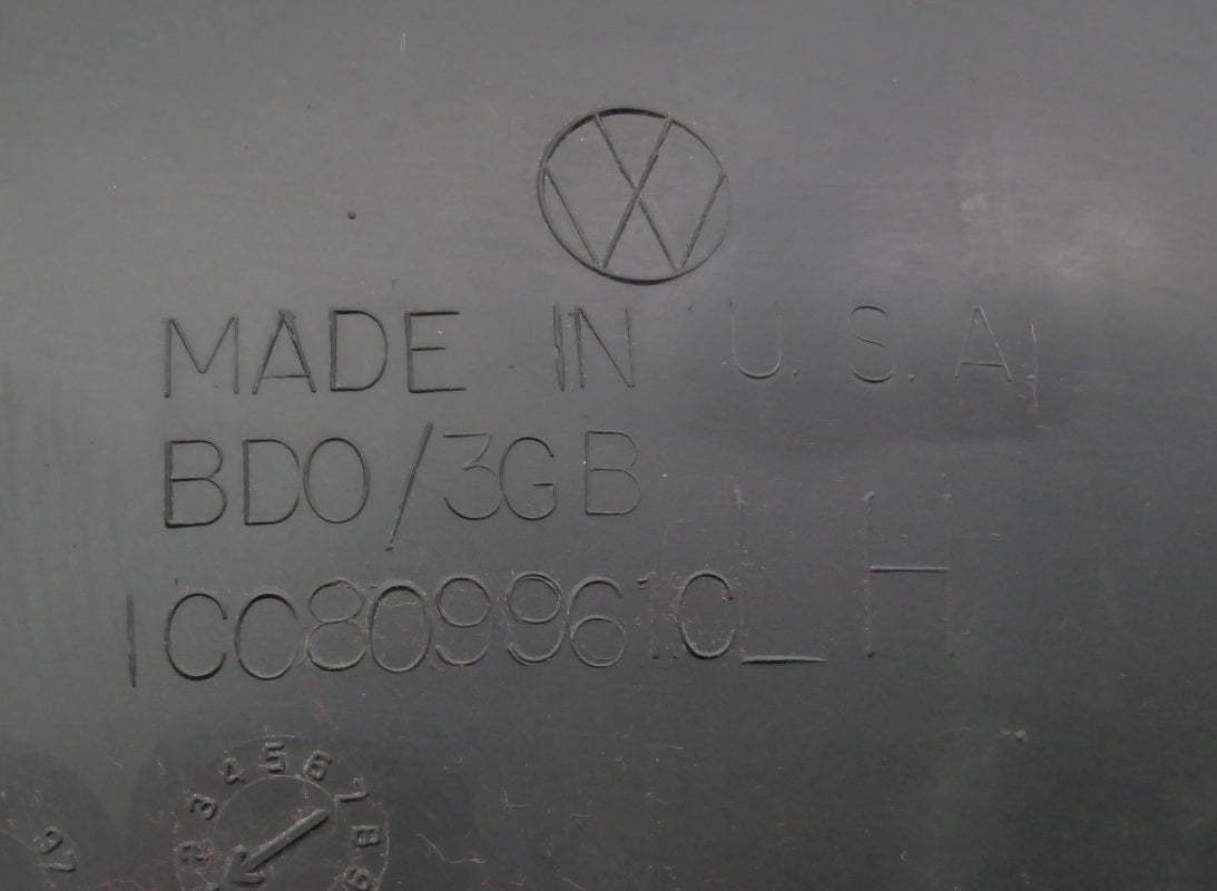 Front Fender Well Liner Splash Guard Set 98-05 VW Beetle Genuine - 1C0 809 961 C