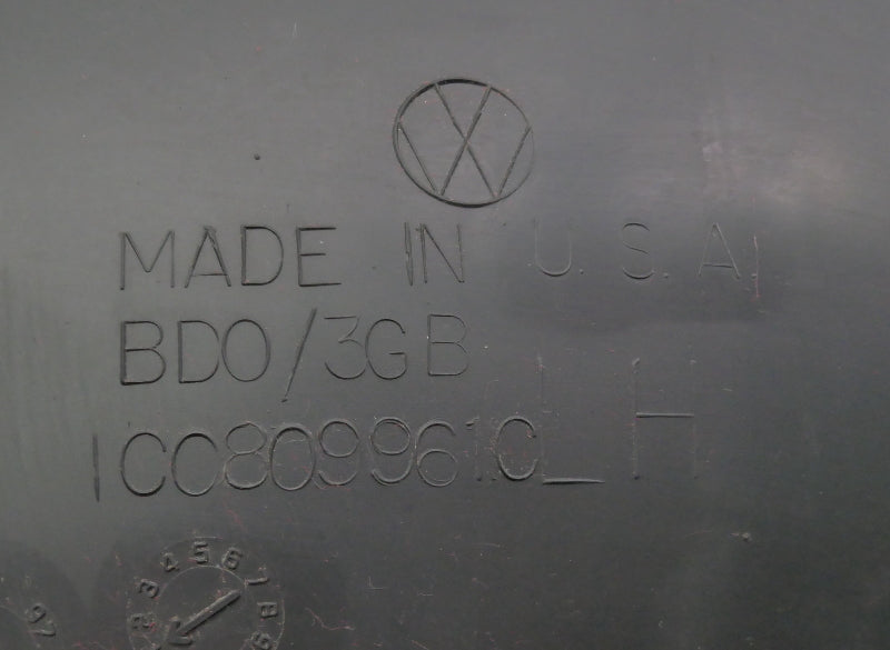 Front Fender Well Liner Splash Guard Set 98-05 VW Beetle Genuine - 1C0 809 961 C