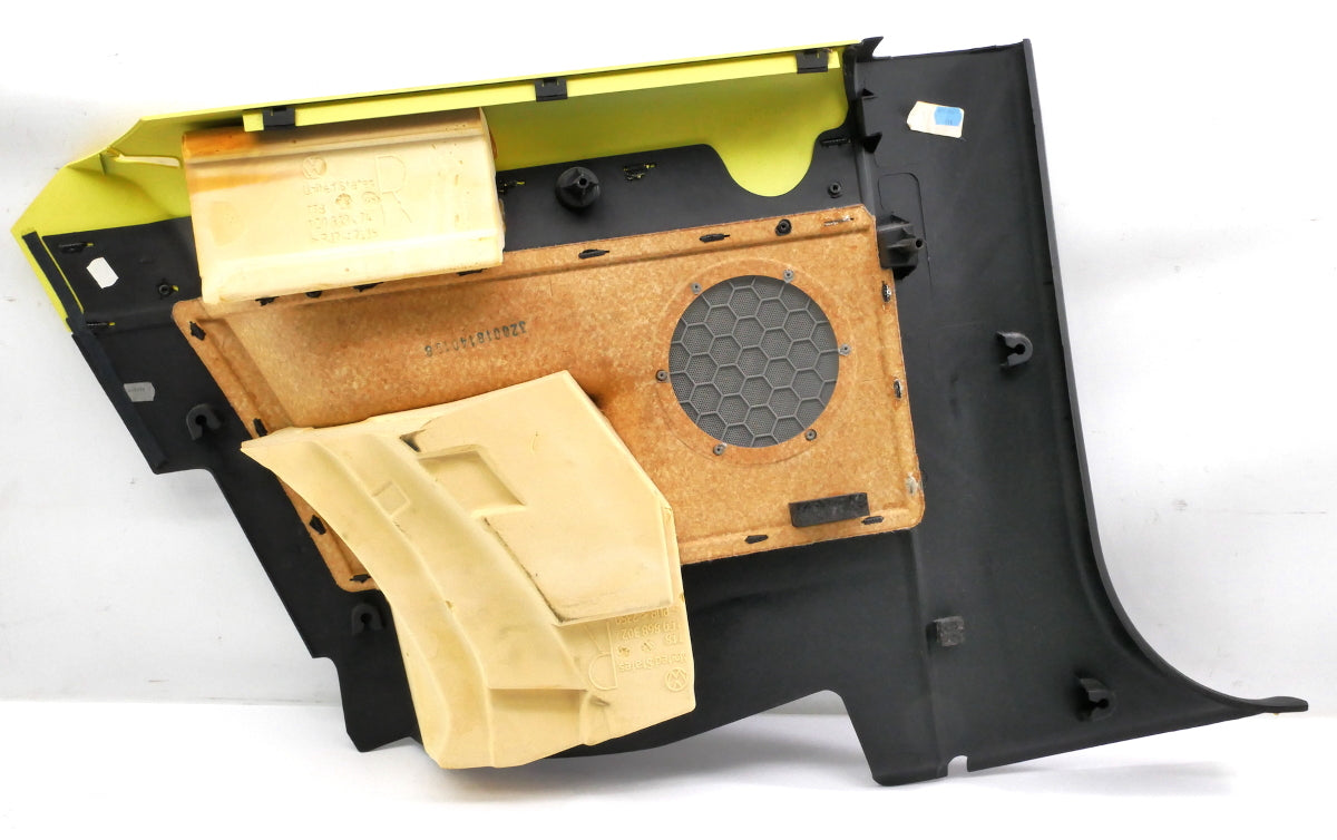 RH Rear Door Side Panel 98-10 VW Beetle Interior Trim LD1B Yellow - 1C0 867 044