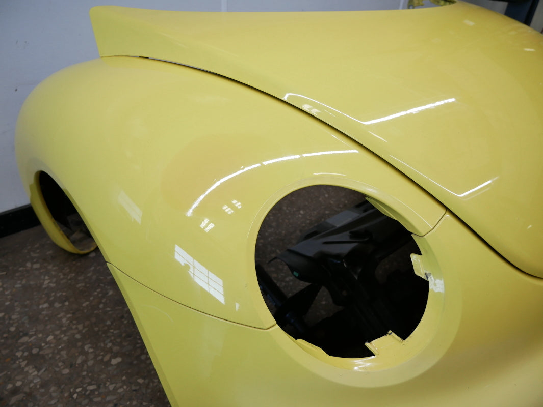 Front Clip Hood Bumper Fenders 98-05 VW New Beetle - LD1B Yellow - Genuine