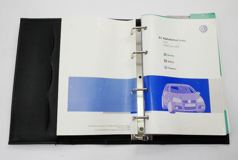 Owners Manual Operations Book 08 2008 VW GTI MK5 - Genuine