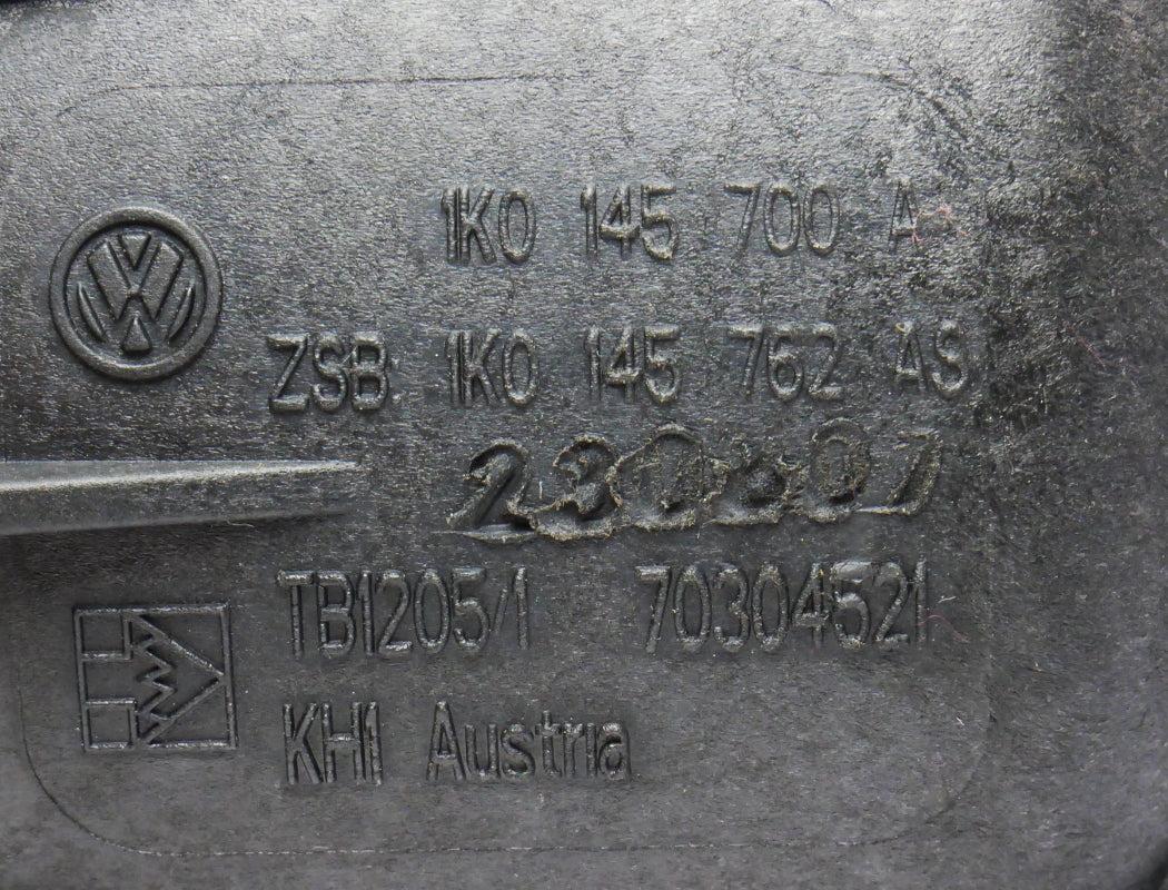 Turbo Firewall Muffler Tube 05-10 VW Jetta GLI GTI MK5 2.0T BPY . 1K0 145 946 A