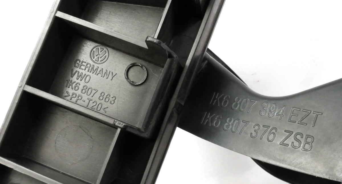 Rear Bumper Mount Bracket Set 06-09 VW Rabbit GTI Mk5 - Genuine - 1K6 807 375