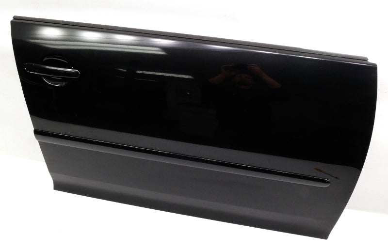 RH Front Door Shell Skin 06-09 VW Rabbit GTI MK5 4DR - LC9Z Black Magic Genuine