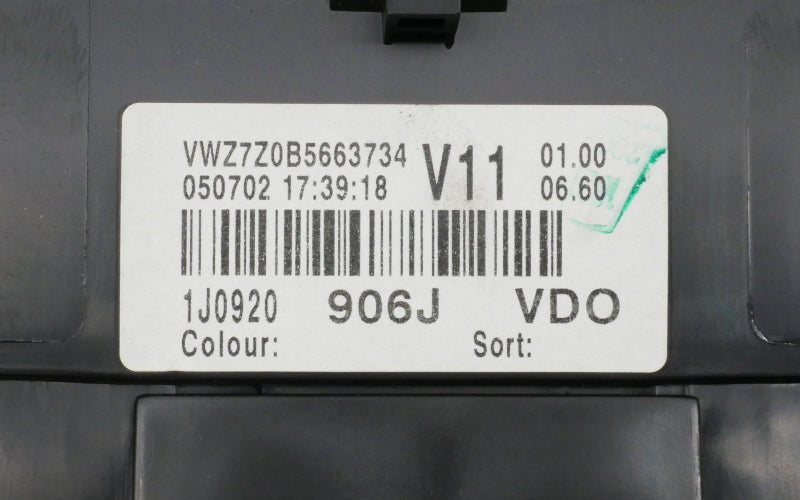 Gauge Instrument Cluster Speedometer 2003 VW Jetta GTI GLI MK4 1J0 920 906 J