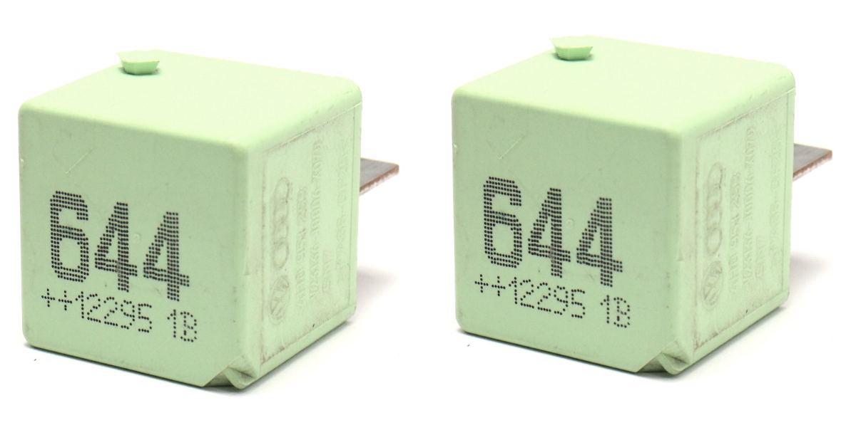 2x Power Relay # 644 VW Jetta Golf Passat Audi A3 A4  - Genuine - 4H0 951 253