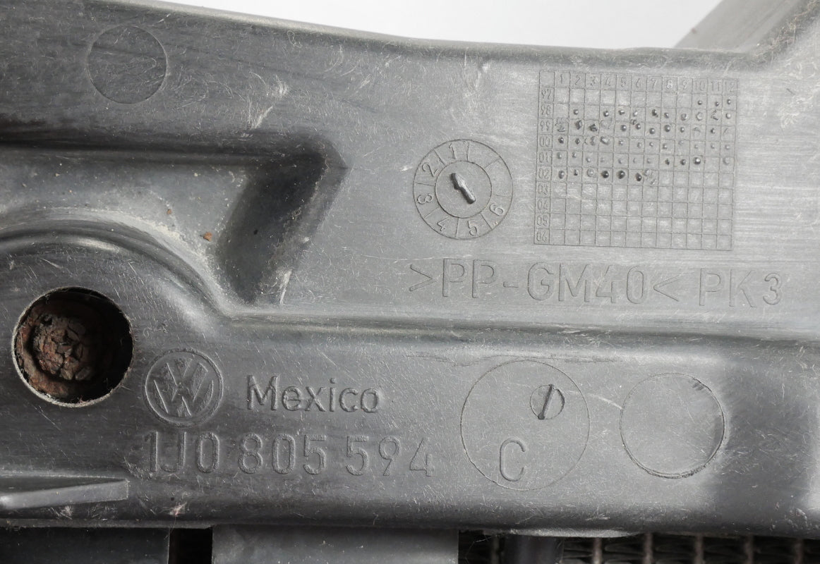 Radiator Support Core Nose Panel 99-05 VW Jetta Golf MK4 VR6 ~ 1J0 805 594 C ~