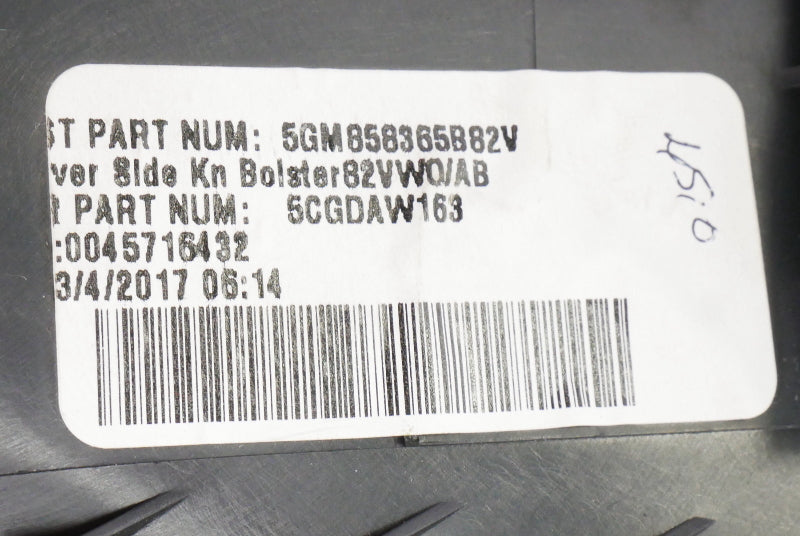 LH Lower Dash Knee Panel Trim Cubby 15-21 VW Golf Sportwagen Alltrack MK7